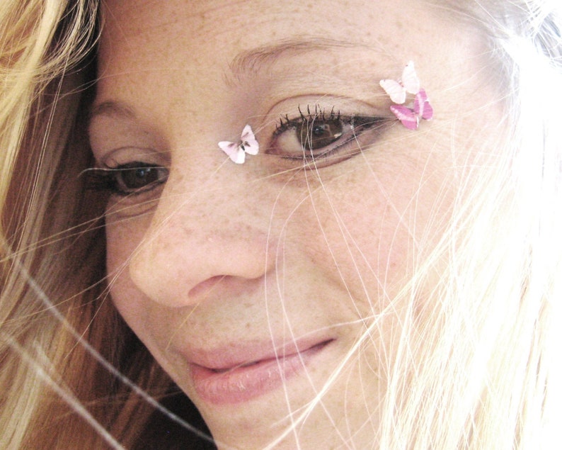 Butterfly Temporary Tattoo Butterfly Face Mask Face Etsy