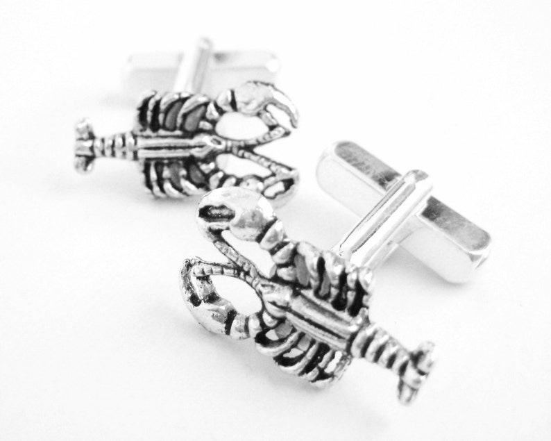 25th Wedding Anniversary Gift Husband Youre My Lobster Clothing You Are My Lobster Gift Him Marine Wedding - Silver Men Cufflinks