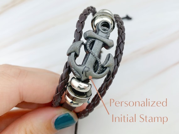 Etsy cheap anchor bracelet