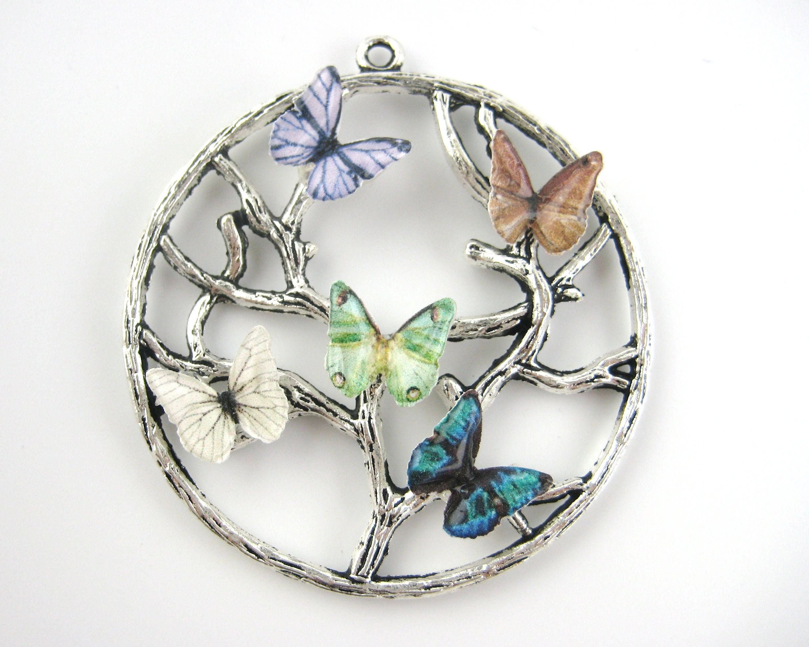 Butterfly Birthstone Necklace Family 