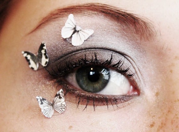 Schmetterlings-Gesicht Aufkleber Make-up Augen Make-up Aufkleber  Schmetterling Make-up - .de