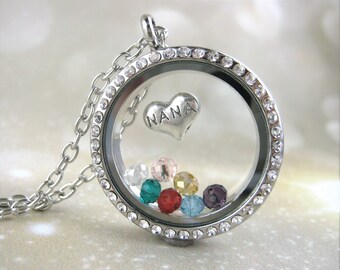 NaNa Necklace - Nana Gift For Grandmother - Personalized Jewelry - Nana Sign Necklace - Grandma Locket