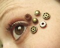 6pcs Eye Decals Womens Steampunk Clothing Steampunk Accessories Steampunk Mask Clock Part Gears
