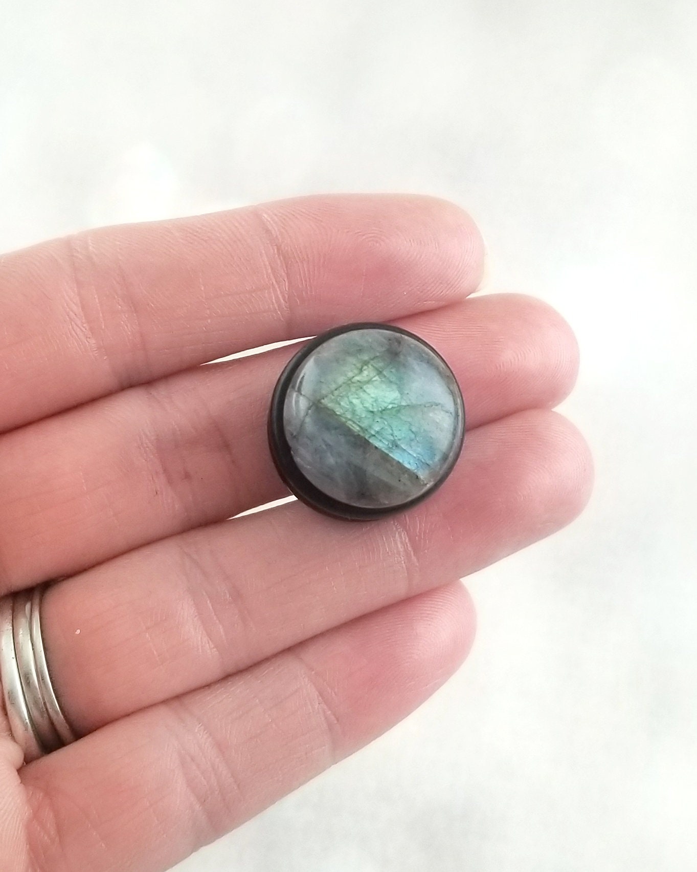 Labradorite Plugs 0g Plugs Gauges Plugs and Tunnels Etsy