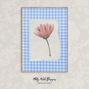 Trendy Wildflower Watercolor Print: Cottagecore Farmhouse Decor (Digital Downloadable Wall Art, Printable) — Matty With Designs Décor