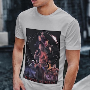 Vintage Sterblicher Kombat 1995 T-Shirt, Retro Videospiel T-Shirt, Unisex Softstyle Top Bild 6