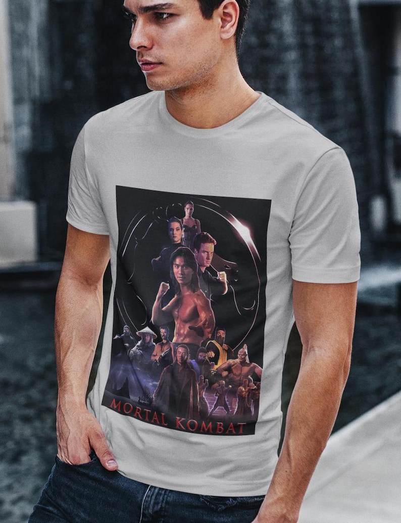 Vintage Sterblicher Kombat 1995 T-Shirt, Retro Videospiel T-Shirt, Unisex Softstyle Top Bild 6