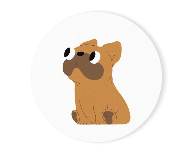 French Bulldog Coaster: Glossy Dog Lover Gift
