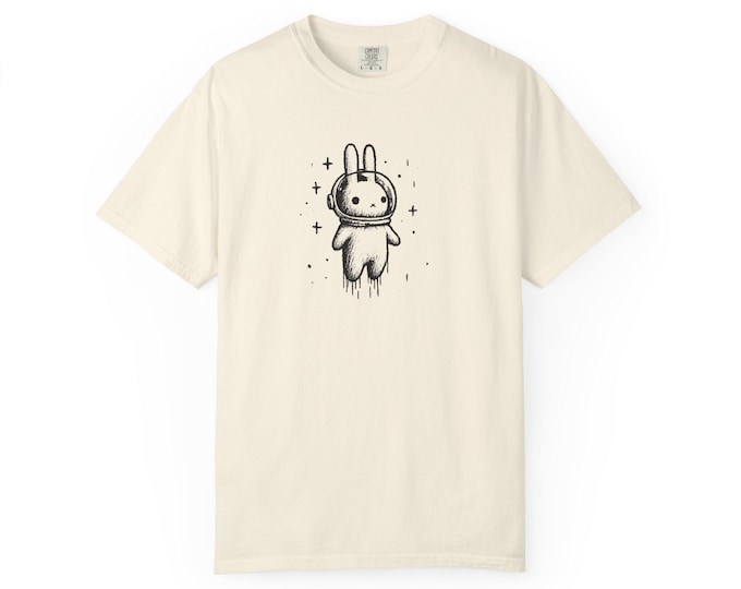 Cute Bunny Graphic Tee, Unisex T-shirt for Casual Wear, Gift for Animal Lovers, Birthday Celebration, Everyday Comfort