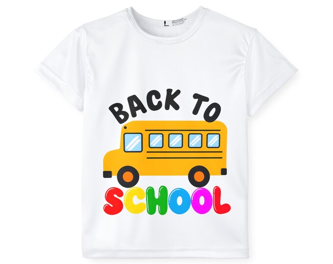 Kids Sports Jersey: 100% Polyester Youth Athletic Shirt