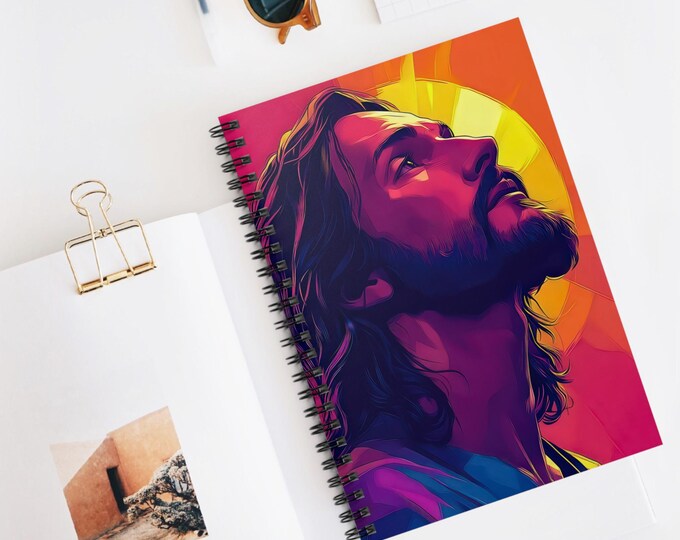 He is risen gift for Easter,Notebook - Ruled Line, Artistic Journal for Reflection, Motivational Gift for Christians, Spiritual Writing