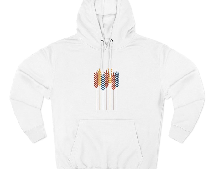 Three-Panel Fleece Hoodie