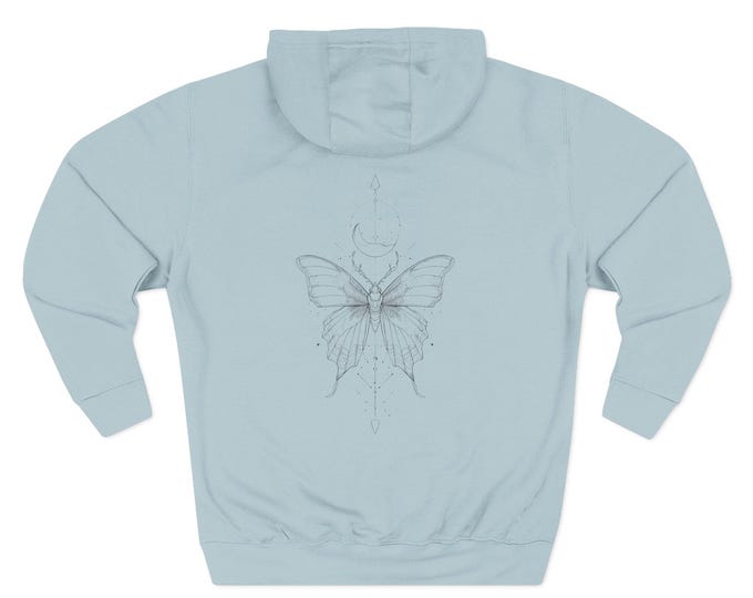 Butterfly Fleece Hoodie: Cozy Comfort, Casual Style