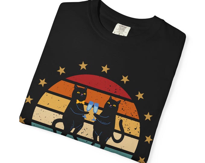 Comfort Colors Cat Lover T-Shirt: Funny Black Tee for Pet Enthusiasts