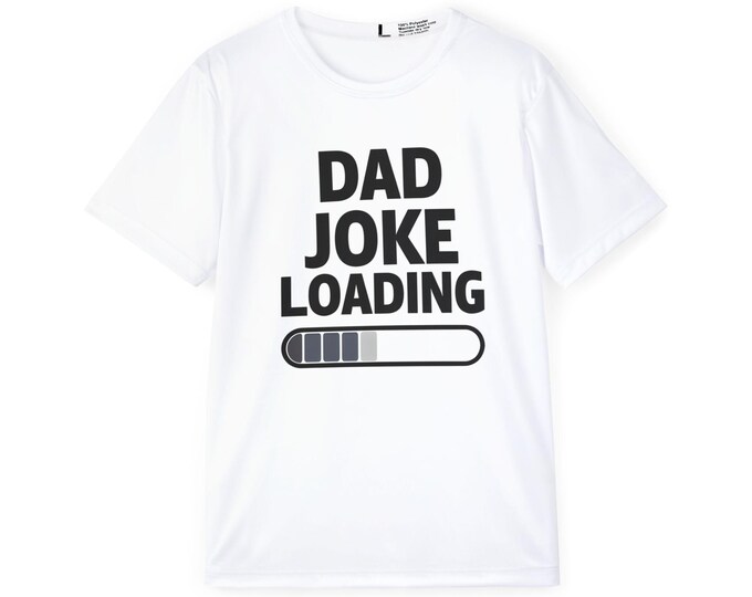 Dad Joke Loading Sports Jersey: Funny Men's Polyester Jersey