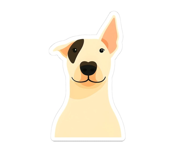 Adorable Dog Kiss-Cut Stickers | Perfect for Laptop, Water Bottle, Scrapbooking, Gift for Pet Lovers, Cute Animal Decor