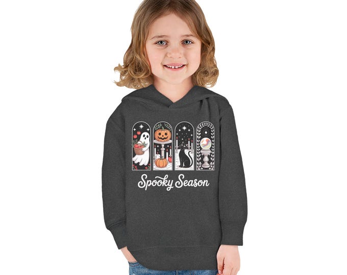 Spooky Season Toddler Hoodie: Halloween Fleece Pullover