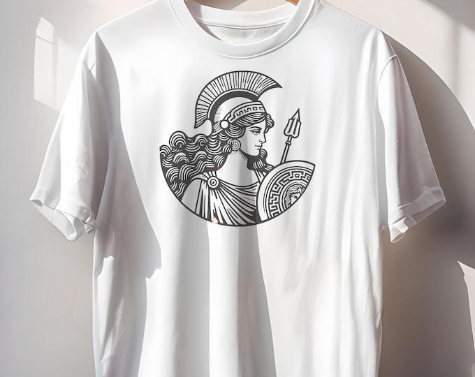 Greek Goddess Graphic Tee: Unisex Vintage Art T-Shirt