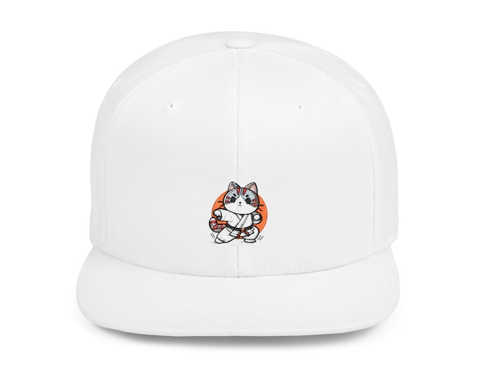 Cat Lover Snapback Hat: Urban Style Flat Bill Cap