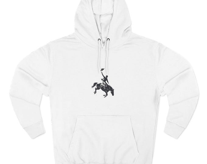 Vintage Rodeo Hoodie: Classic Cowboy Western Fleece Sweatshirt