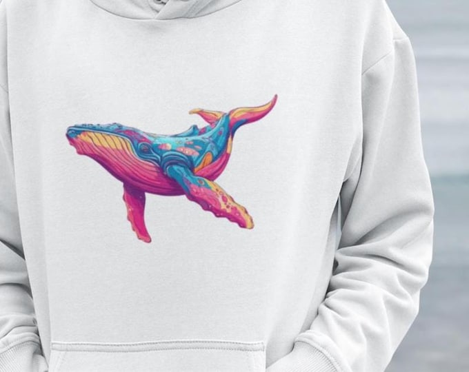 Whale Hoodie,Ocean Lover Gift