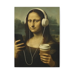 Wall art, Mona Lisa for art lovers, Pop art Gift for art enthusiasts