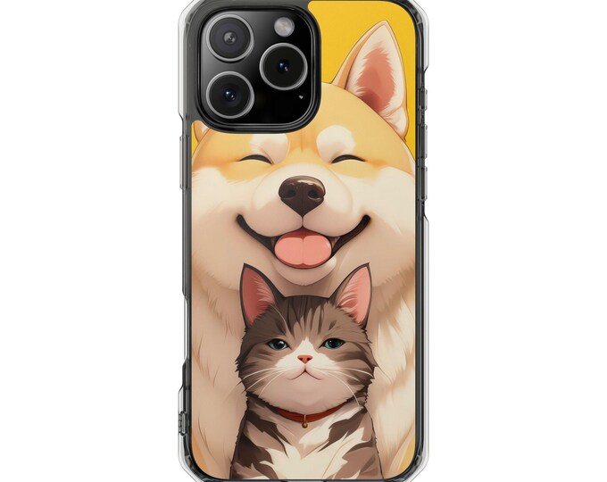 Dog and Cat Phone Case: Magnetic Clear Impact Protection