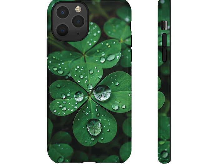 Clover Leaf Phone Case: Durable Nature-Inspired Design
