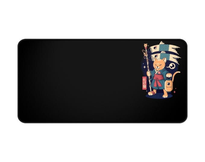 Whimsical Cat-Themed Desk Mat | Perfect for Home Office, Gamer, Study, Gift, Mousepad