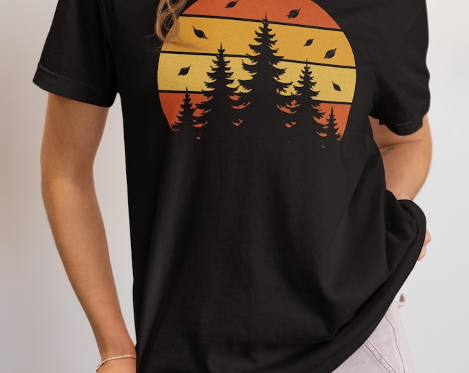 Autumn Graphic Tee: Soft Cotton Comfort Colors Shirt