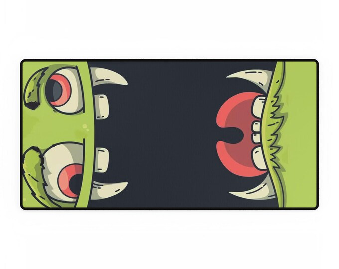 Monster Desk Mat: Fun Gaming Mouse Pad, Home Office Decor