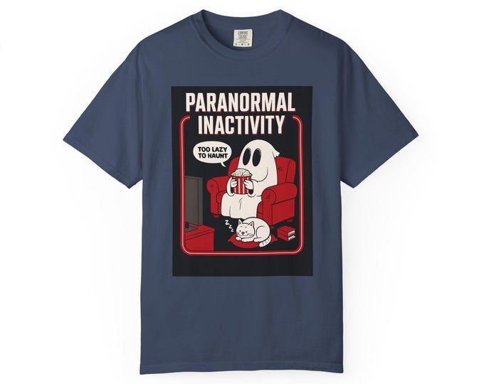 Paranormal Inactivity T-Shirt: Ghost Design, Halloween Tee