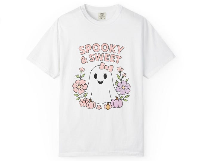 Spooky Sweet Ghost T-Shirt: Unisex Halloween Apparel