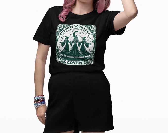 Boho Witchy Unisex Tee: Halloween Costume, Alternative Fashion