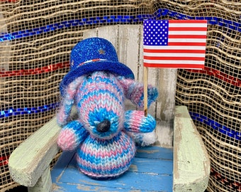 Waiting for the Parade to Start - Little Guy in an Adirondack Chair