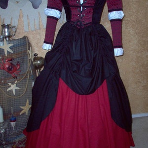 Steampunk or Pirate/Renaissance Skirt Set. Can be made any size. Other Colors Available. Free Domestic Priority Mail Shipping. image 3