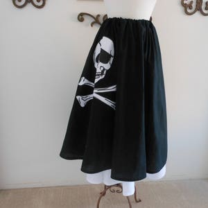 Pirate/Jolly Roger Skirt Set. Other Colors Available For The Underskirt. Plus sizes available. Free Domestic Priority Mail Shipping.