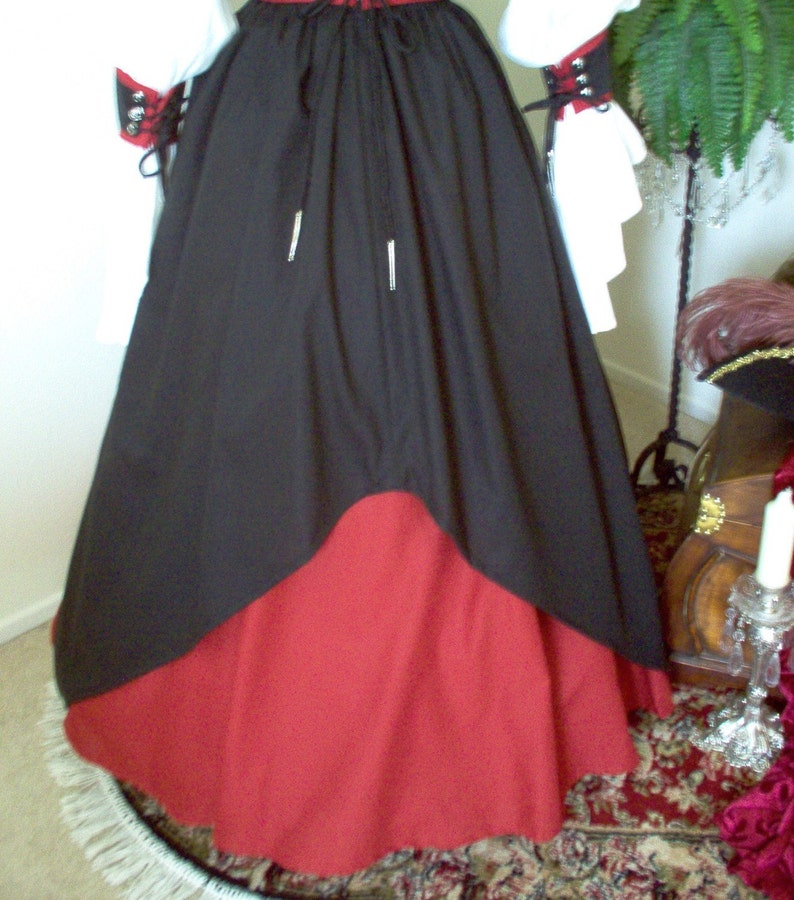 Black Pirate Fairy Skirt (3X)