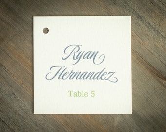 Square Place Card Tags