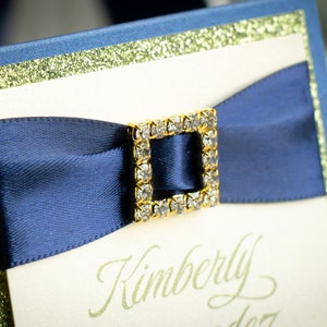 Square Place Cards with Buckles
