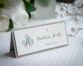 Place Cards with Pearls