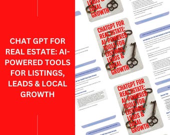 ChatGPT für Makler - KI-Tools für Listings, Kundenkontakte & Marketing + gratis Geschenk