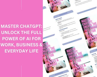 Master ChatGPT Guide: AI Productivity for Work & Life (PDF Download)