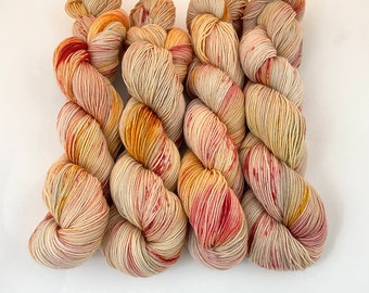 SHUT the BARN DOOR - Loch Briar Knits - Hand dyed yarn - 75/25 merino nylon fingering sock weight