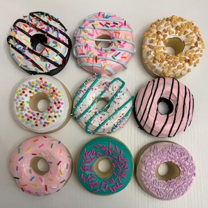 Handmade Faux Donuts: (Set of 2)