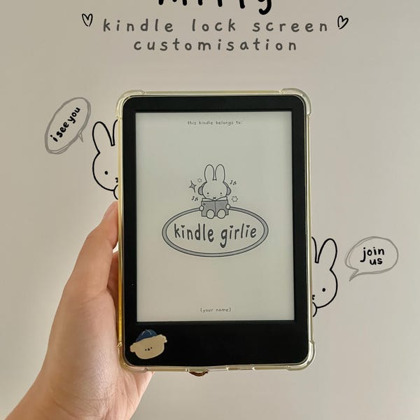Miffy - Schermata di blocco Kindle, Sfondo carino (Download digitale)