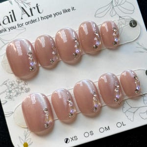 Flower/Butterfly Short Nails | Summer Nails | Autumn Nails | Coffin/Square/Round Nails | 3D Handmade Press On Nails SIZE X-Small