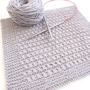 Rib Ridge Dishcloth Knitting Pattern | Knit Rib Ridge Dishcloth | Easy Knitting Pattern | Dishcloth Pattern | PDF Patterns | Digital Product