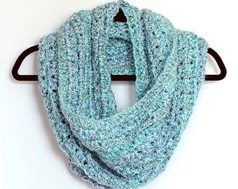 Easy Infinity Scarf Crochet Pattern | Easy Crochet Pattern | Crocheted Neck Warmer | Infinity Scarf | PDF Pattern | Chunky Scarf Pattern