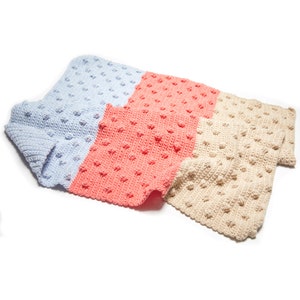 Bobble Stitch Blanket Crochet Pattern | Bobble Stitch Crochet Pattern | Beginner Blanket Crochet Pattern | Blanket Pattern | PDF Pattern